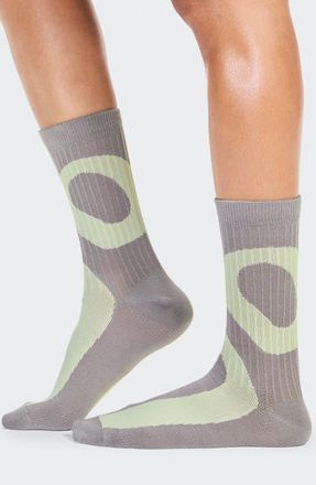 On Liquid Logo High 2-Pack Socks in Zinc/Linen at Nordstrom, Size X-Small