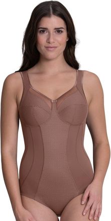 Anita Womens 3563 Comfort Clara Art Corselet Body - Brown - Size 34H