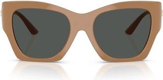 Versace 54mm Irregular Sunglasses in Dark Grey at Nordstrom