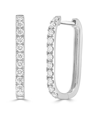 Sabrina Designs 14K 0.47 Ct. Tw. Diamond Hoop Earrings