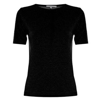 Kocca Truien & Vesten, Dames, Zwart, XL, Stijlvolle Buttonless Blouse met Geribbelde Mouwen