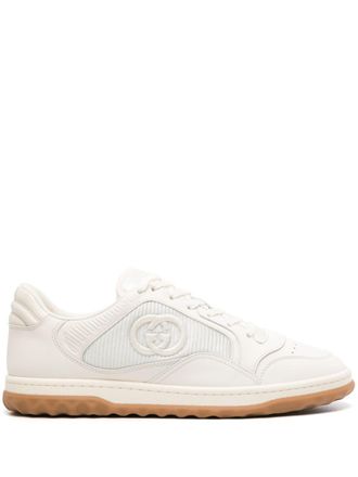 Gucci MAC80 lace-up sneakers - men - Fabric/Rubber/Fabric/Calf Leather/Calf Leather - 12 - White