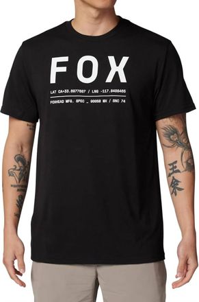 Fox Non Stop Tech Tee In Black