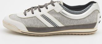 Tod's Tods Multicolor Fabric/leather And Suede Low Top Sneakers