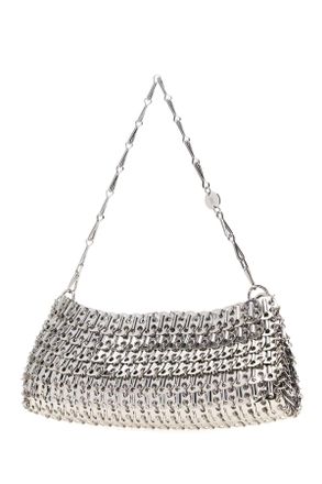 Paco Rabanne Womens Silver Metal Chain 1969 Shoulder Bag Borse A Mano