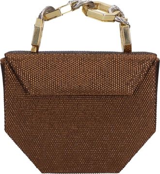 Gedebe Octo Satin Bag - Dames - Handtassen - Bruin - ONE Size - Satijn - Tassen