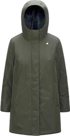 K-Way Sophie Soft Touch Marmotta Jacket - Dames - Parka Jassen - Groen - XL - Polyester - Jassen