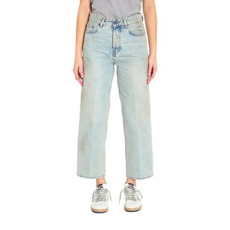 Haikure Cropped Jeans - Dames - Cropped Jeans - Blauw - W25 - Jeans