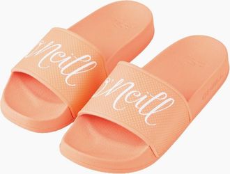 O'Neill Womens ONeill Womens Script Slides - Funky Peach - Size: 7/8 uk