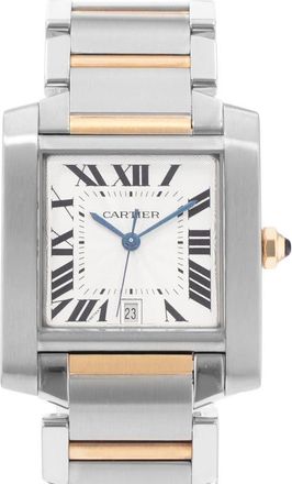 Cartier Pre-owned Cartier Tank Francaise Automatic Silver Dial Mens Watch W51005Q4