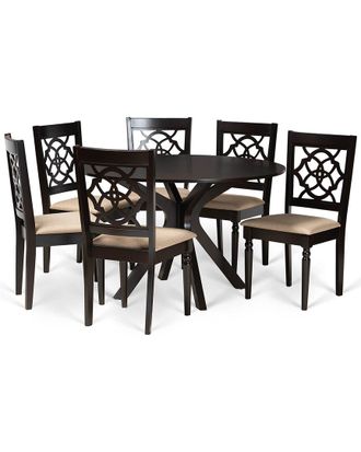Baxton Studio Dnu Baxton Studio Sadie 7Pc Dining Set