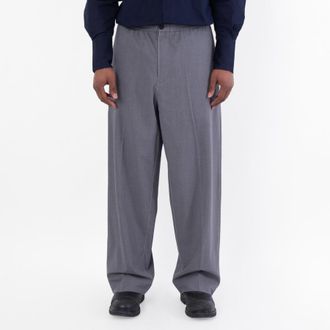 Ferragamo Drawstring Virgin Wool Trouser, Brand Size 50 (US Size 34)