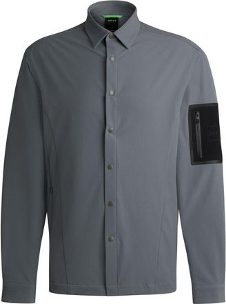 HUGO BOSS Heren Expedit Overhemd (Beige)