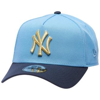 New Era Womens New York Yankees Yankees 9Forty A-Frame Cap - Adult Blue/Navy/Gold