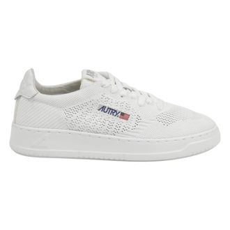Autry Medalist Easeknit Low Sneakers - Dames - Sneakers - Wit - 36 EU - Katoen - Schoenen