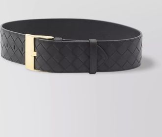 Bottega Veneta woven intrecciato large watch belt