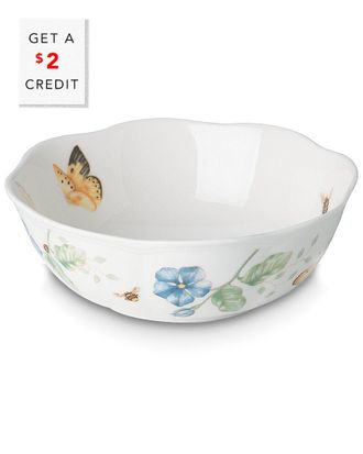 Lenox Dnu Aur Discontinued Lenox Butterfly Meadow All-Purpose Bowl