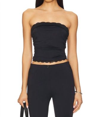 Nia Andrea Top In Black