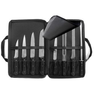 Sabatier Trompette Malet&iacute;n de 8 cuchillos negro