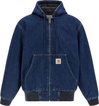 Carhartt Work in Progress OG Active Jacket - Heren - Spijkerjassen - Blauw - S - Katoen - Jassen