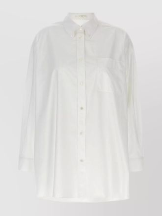 The Row pocketed long-sleeve shirt victoria