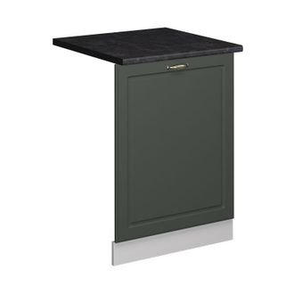 Vicco Panel Frontal Del Lavavajillas Fame-line, Verde Dorado Casa De Campo, 60 Cm, Et Antracita Vicco