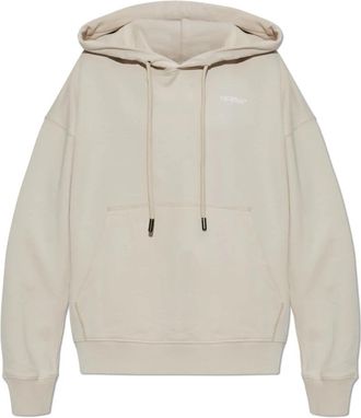 Off-white Half Arrow Hoodie - Dames - Hoodies - Beige - XS - Katoen - Hoodies & sweatvesten