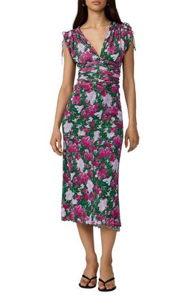 Diane Von F&uuml;rstenberg Ella Reversible Midi Dress in Provence Gossip Pink at Nordstrom, Size X-Small
