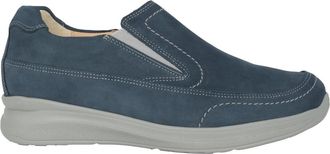 Ganter Wide Fit Loafer - Blauw Leer - Heren - Loafers - Blauw - 40 1/2 EU - Leer - Schoenen