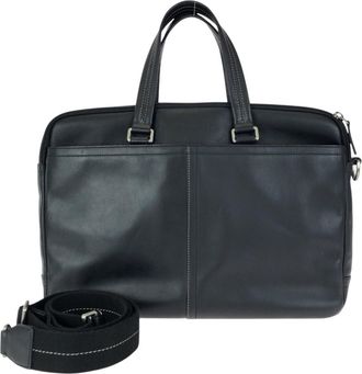 Coach Leather 2way Briefcase