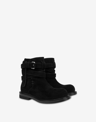Moschino Suede ankle boots - Black