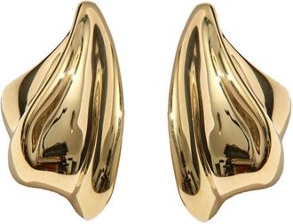 Otiumberg Wave 14kt Gold Vermeil Hoop Earrings - One Size