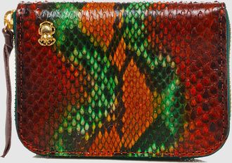 CLARIS VIROT Porte-monnaie Mini Bob Python Oasis