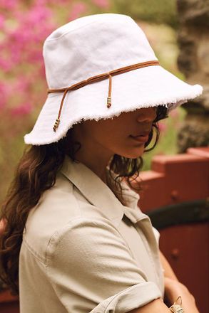 Terrain Fringed Cotton Bucket Hat