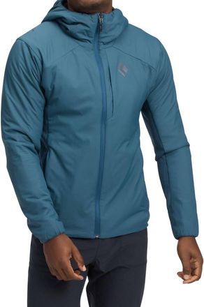 Black Diamond Mens First Light Stretch Hoody In Creek Blue