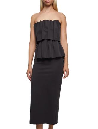 Dagmar House Of Dagmar Sculpted Midi Dress Size XS