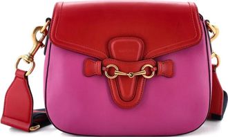 Gucci Lady Web Leather Medium shoulder bag - Roze