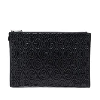 Gucci Pre-owned Clutches, female, Black, Size: ONE SIZE Pre-owned Quilted Clutch