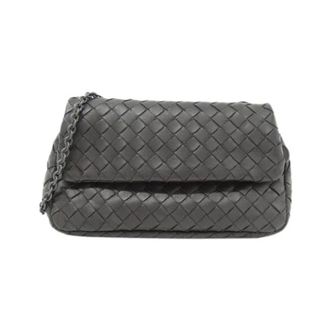 Bottega Veneta Pre-owned Clutches, female, Black, Size: ONE SIZE Pre-owned Lamb Shoulder Bag