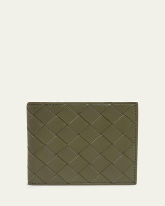 Bottega Veneta Mens Intrecciato Card Case