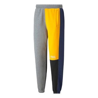 Puma Signature Pants Grey Yellow Black Green 532087-01