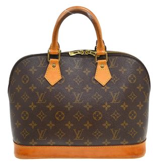 Louis Vuitton Vintage Alma Handbag Monogram Canvas Brown Canvas Handbag (Pre-Owned)