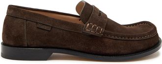 Loewe Camp Suede Loafers - Dark Brown - 45 (IT45 / UK11)