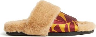 La DoubleJ Egypte-Ge&iuml;nspireerde Winter Slippers - Dames - Sandalen - Veelkleurig - 37 EU - Polyester - Schoenen