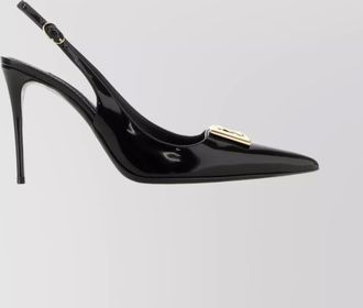 Dolce & Gabbana leather slingback pumps