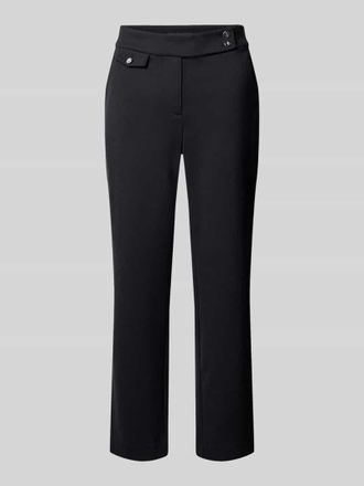 Lauren Ralph Lauren Slim Fit Stoffhose aus Viskose-Mix Modell ZINLEAH in Black, Gr&ouml;&szlig;e L
