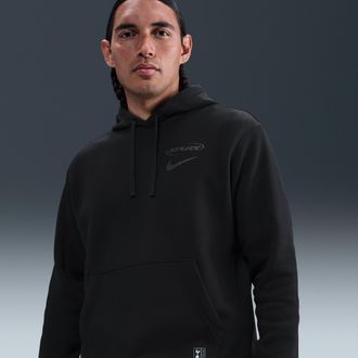 Nike Tottenham Hotspur Club Nike Mens Soccer Pullover Hoodie in Black | HM2893-010