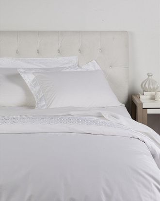 Maurizio Italy Double Scallop Duvet Set