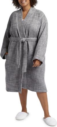 Parachute Gender Inclusive Waffle Knit Cotton Robe in Grey at Nordstrom, Size X-Large