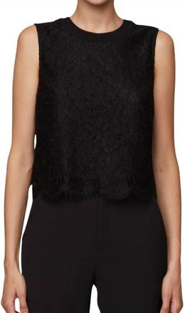 A.L.C. Gia Tank Top In Black